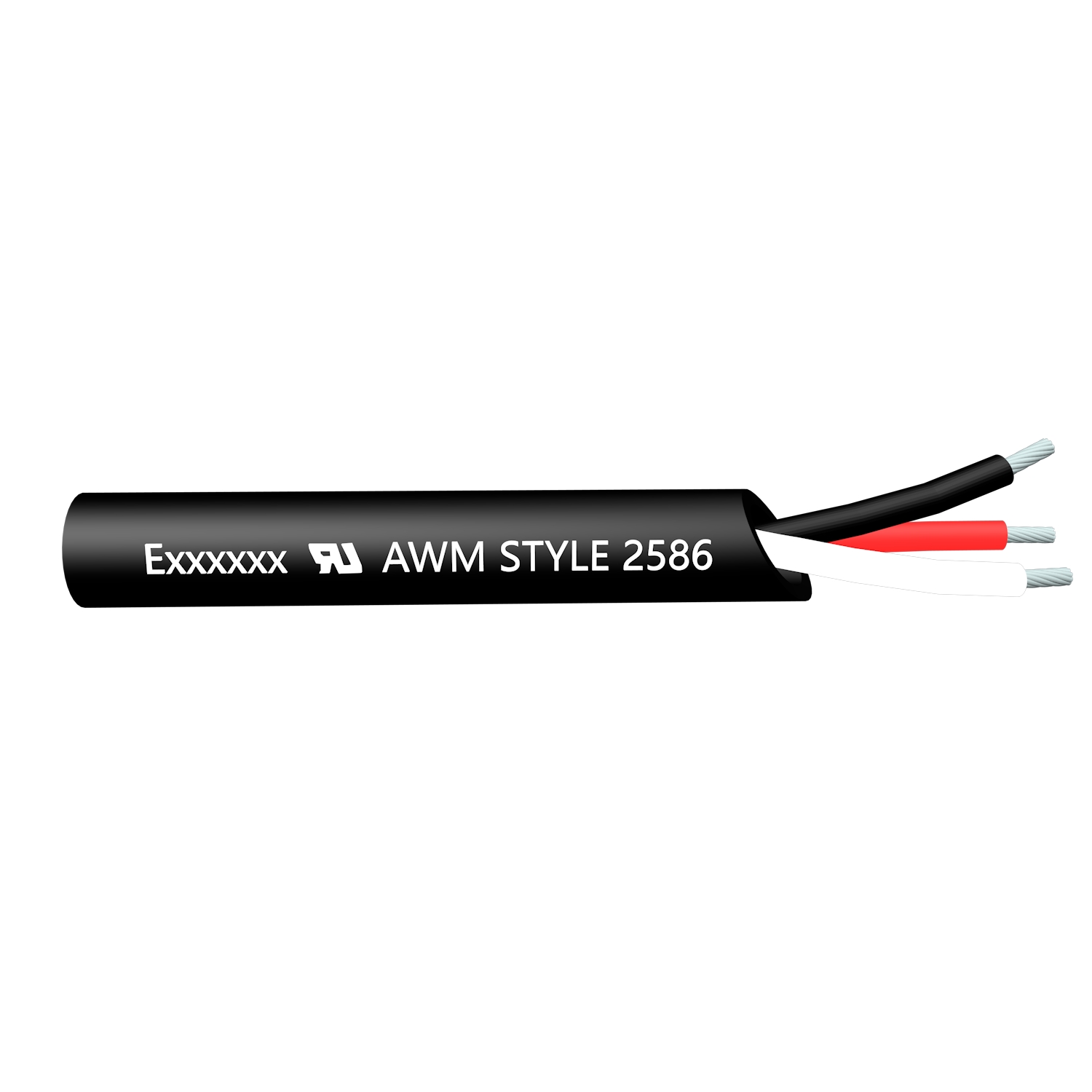 UL2586 105℃ 0.6KV/1KV 3 Core Flex Electrical Copper Wire