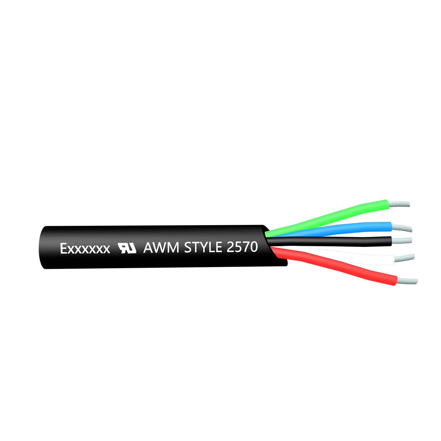 AWM 2570 80℃ 600V PVC Multi Conductor Cable with UL cUL RoHS from China