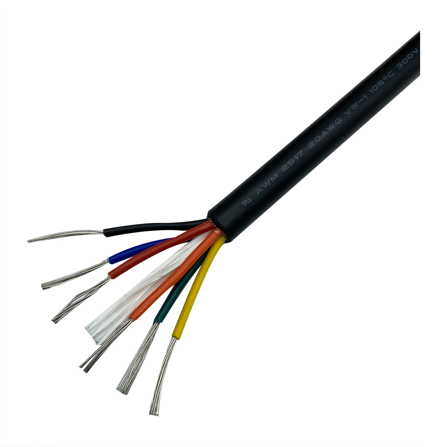 UL2517 105℃ 300V PVC Sheath Power Supply Cable Tinned Copper 