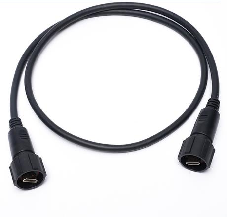 HDMI HDV PVC Patch Cord IP68 Communication Wiring Harness 